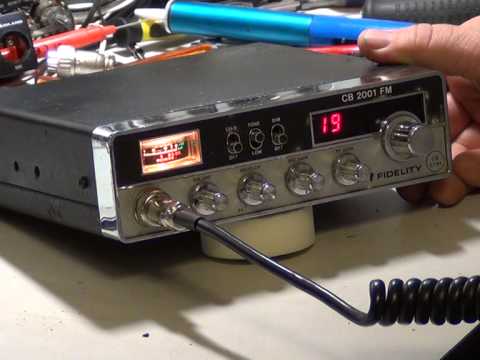 Fidelity 2001, UK (CB 27/81) CB radio (Mobile) -  On The Air Test