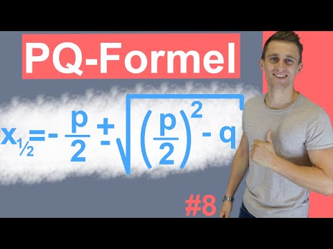 The pq formula explained easily | Quadratic equation #8 | With example problem and solution