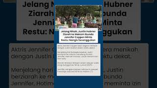 Jelang Nikah, Justin Hubner Ziarah ke Makam Ibunda Jennifer Coppen Minta Restu Nangis Sesenggukan