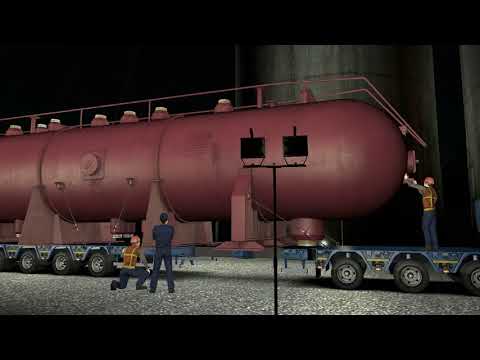 Euro Truck Simulator 2 - Volvo FH16 - Special Transport Convoy - Heat Exchanger (Berlin - Szczecin)