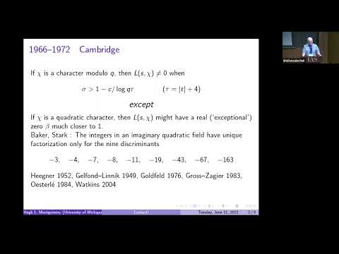 Opening Remarks and History of the math talks - Peter Sarnak, Hugh Montgomery and Jon Keating