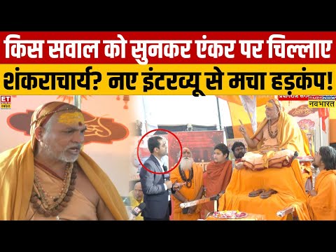 Swami Avimukteshwaranand Interview: किस सवाल को सुनकर एंकर पर चिल्लाने लगे शंकराचार्य?
