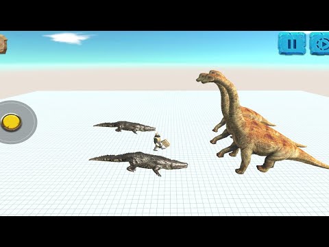 MOSASAURUS AND GHOR HAMMER VS 3X BOSS | Animal Revolt Battle Simulator