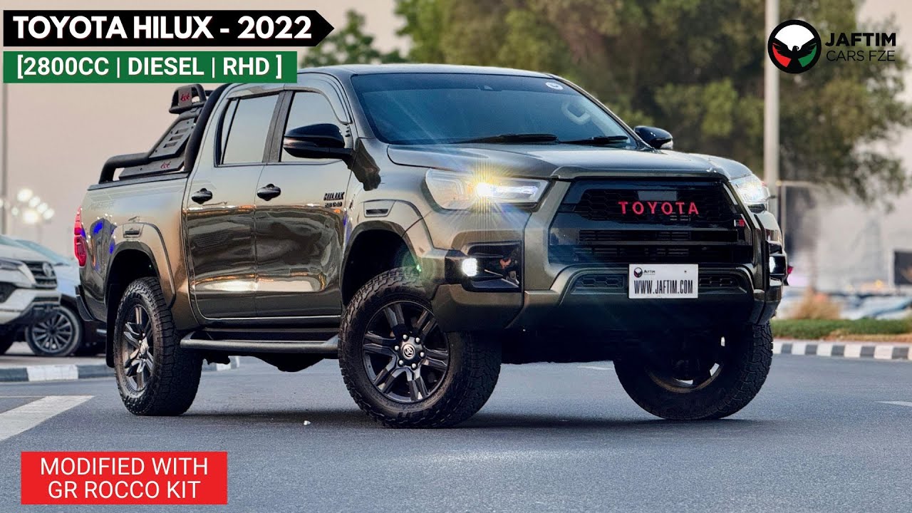 Toyota Hilux MODIFIED TO GR ROCCO KIT | RHD | AUTOMATIC TRANMISSION | 2800CC DIESEL ENGINE | 2022 | ELECTRIC SEAT video
