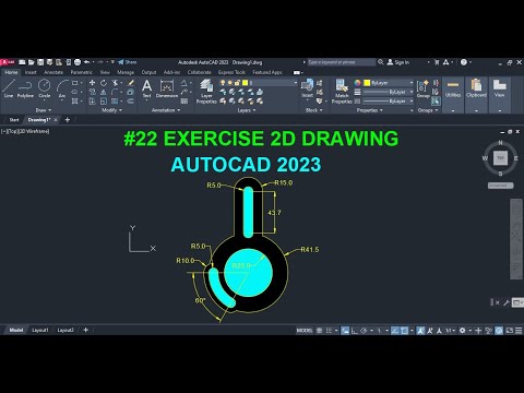 AutoCAD 2D exercise 1