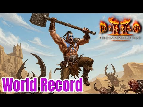 Diablo II (Former) World Record – 100% Normal Barbarian "Speedrun" | No Commentary