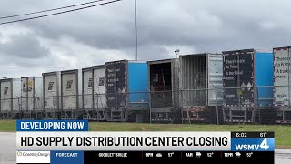 HD Supply distribution center closing