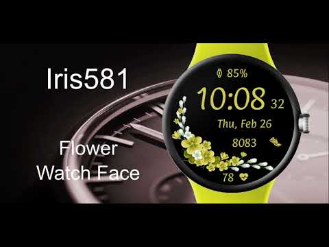 Iris581 Flower Watch Face
