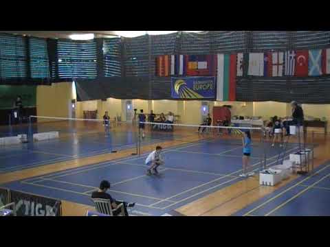 Badminton,SF, XD Mihajlo Tomić/Sara Lončar vs Alex Green/Estelle Van Leeuwen