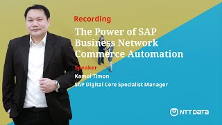 The Power of SAP Business Network Commerce Automation