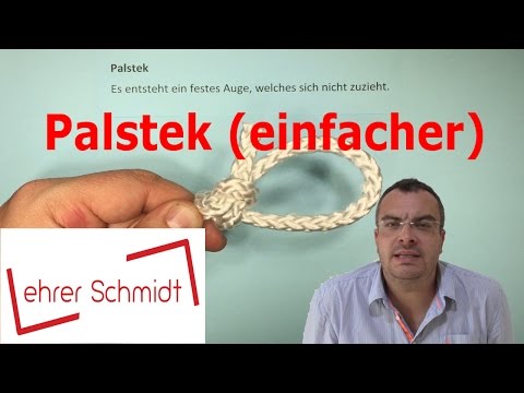 Bowline (simple) | Inland and maritime shipping | Knots | Lehrerschmidt