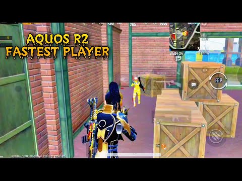 Sharp Aquos R2 GYRO PLAYER | 4 FINGER CLAW | PUBG MOBILE