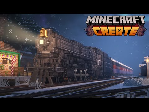 We updated the POLAR EXPRESS with Create Mod! 🎅 | Train Tutorial