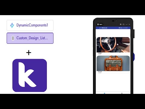 Creando Lista - Extensión Dynamic Components - Kodular