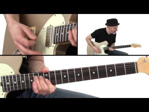 Beginner Blues Rock Guitar Lesson - AB/CD Performance - Jeff McErlain