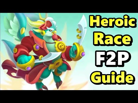 F2P Heroic Race Guide! How to Get the New HIGH SEVEN Dragon + HEROIC Dragons FREE TO PLAY! - DC #17