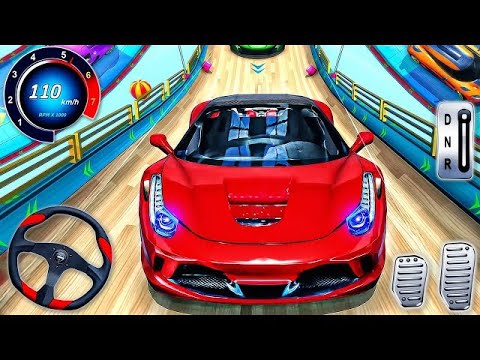 Ramp Car Stunts Racing Simulator 2024 - Impossible Mega Tracks 3D - Android GamePlay #5 -2 in 1