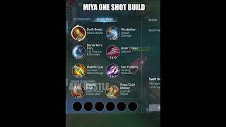 Download lagu Build Miya 1 Shot 🔥 #MOBA55Creator #MOBA55ALLSTAR mp3