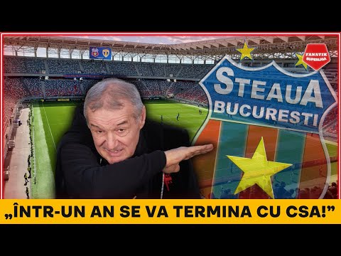 Gigi Becali SPULBERA SPERANTELE suporterilor dusmani de la CSA Steaua. SE DESFIINTEAZA ECHIPA!?