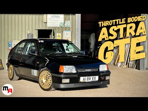 EPIC VAUXHALL ASTRA GTE ON THROTTLE BODIES - WHAT A NOSTALGIC CAR THIS IS