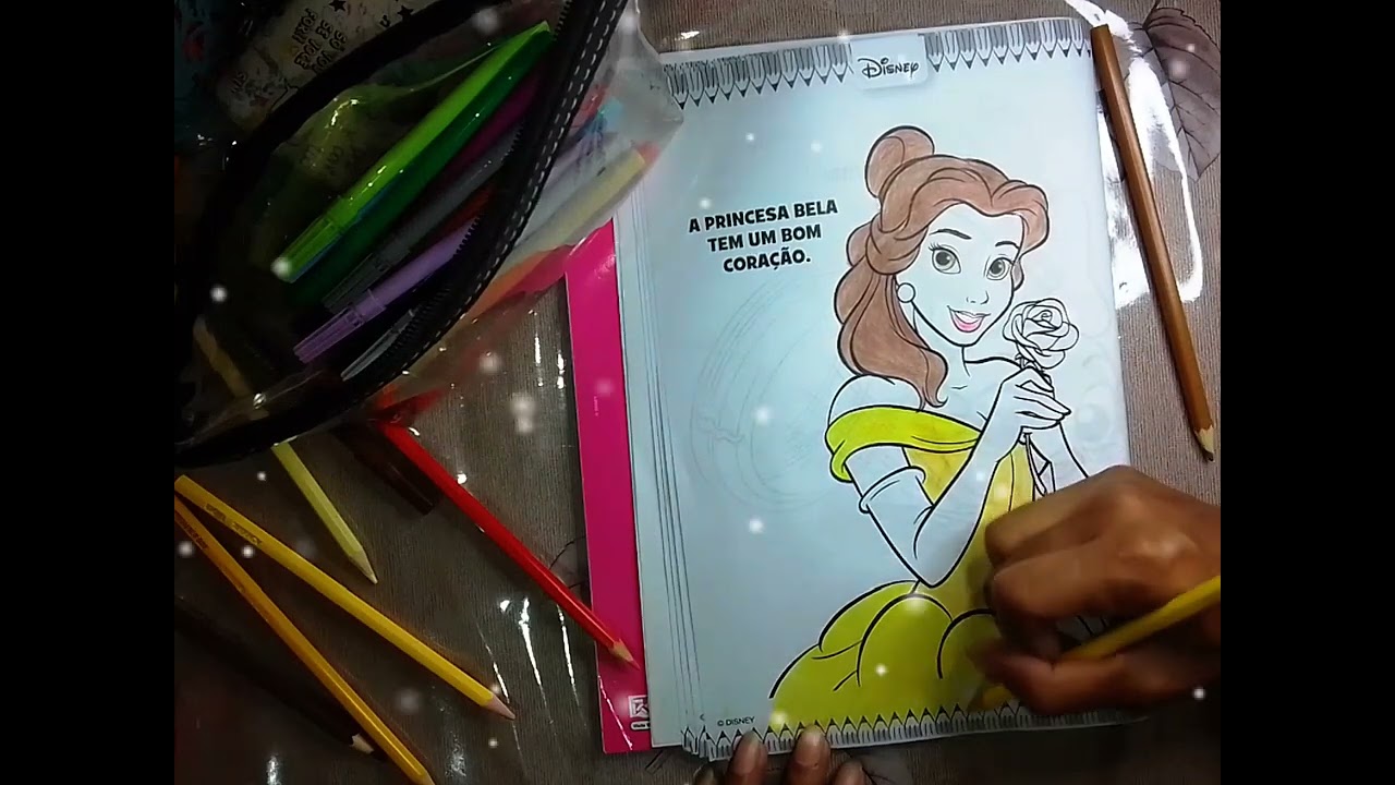 Colorir a Bela e a fera -beauty and the beast coloring -colorear la bella y la bestia