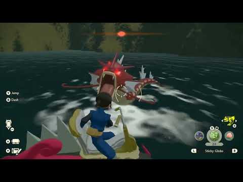 Shiny Alpha Gyarados after only 20 encounters!!! (Pokémon Legends: Arceus)