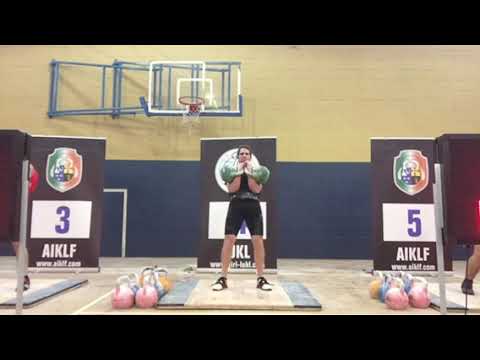 2x24kg cup of Ireland championship 83 reps long cycle