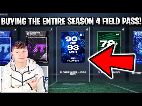 BUYING THE ENTIRE SEASON 4 FIELD PASS, ALL REWARDS!