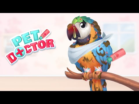 Pet Doctor - Cute Parrot Gameplay - Animal Games For Kids (IOS & Android) - YouTube