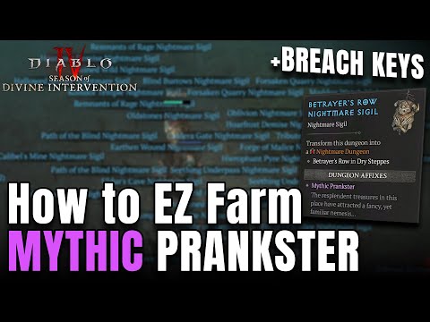 How to EZ Farm MYTHIC PRANKSTER & BREACH Keys in Season 11