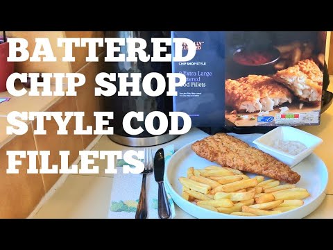 2 Extra Large BATTERED COD FISH FILLETS Chip Shop Style review