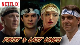 Every First and Last Line in Cobra Kai | Netflix