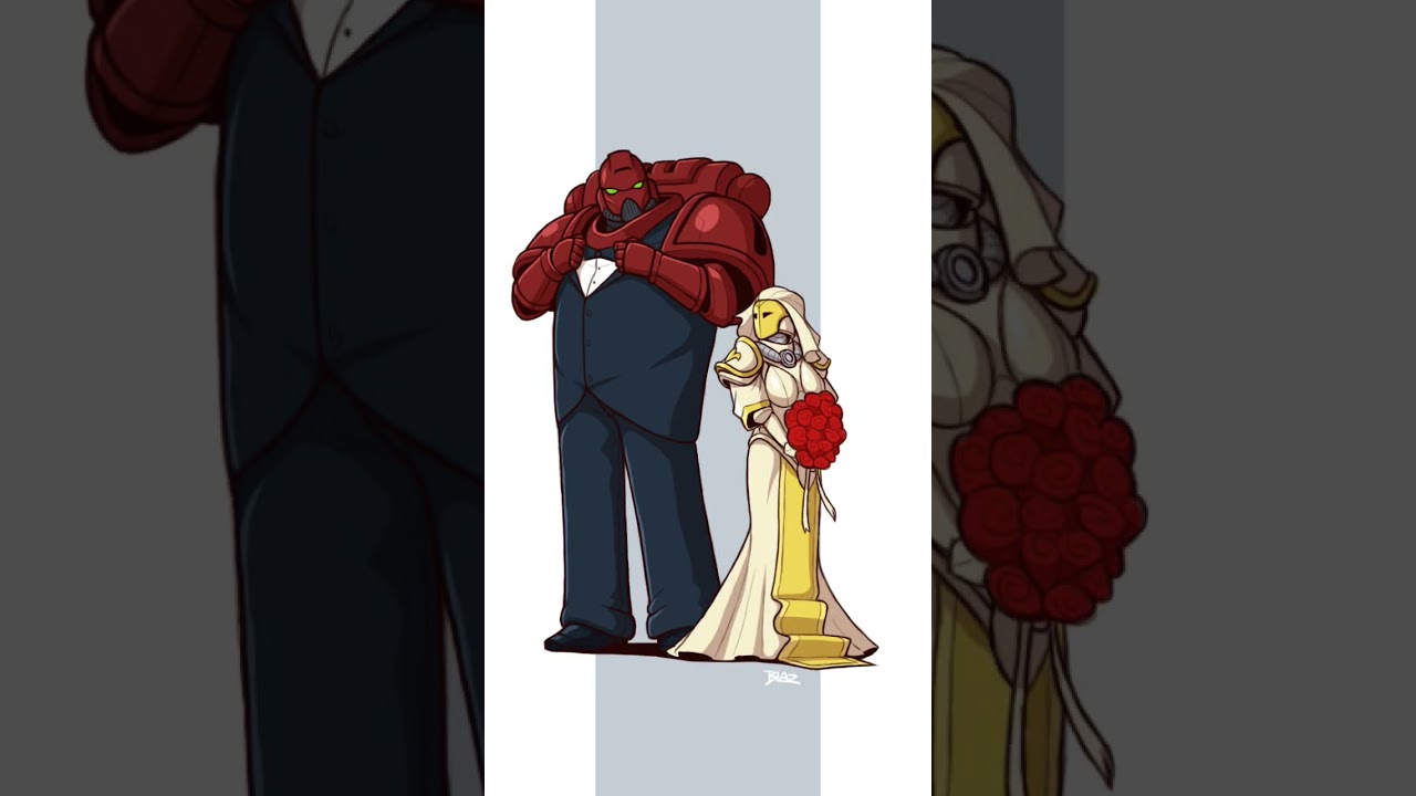 The Angel's Bride #warhammer40k #warhammermemes #bloodangels #sistersofbattle #marriage #shorts