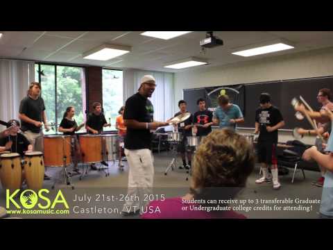 Join us this July 2015 for the 20th Annual KoSA Drum Camp!