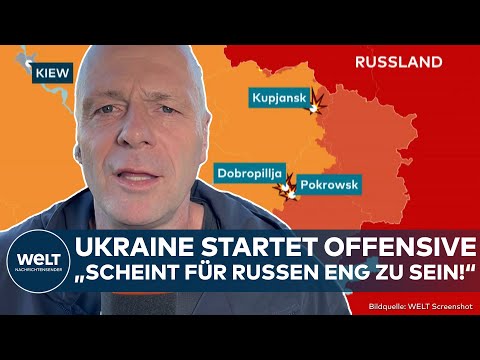 PUTINS KRIEG: Ukraine startet Gegenoffensive! Donnerschlag! Russland an Front in der Klemme