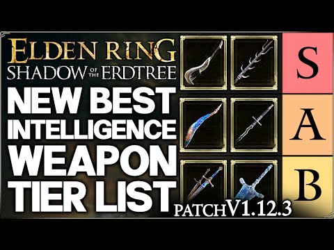 Shadow of the Erdtree - New Best HIGHEST DAMAGE Intelligence Weapon Tier List Build Guide Elden Ring