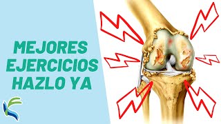 ARTROSIS de RODILLA - 6 Ejercicios para aliviar DOLOR | Fisiolution