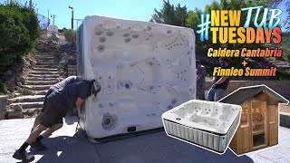 New Tub Tuesdays - Eight Person Caldera Cantabria Hot Tub & Finnleo Su