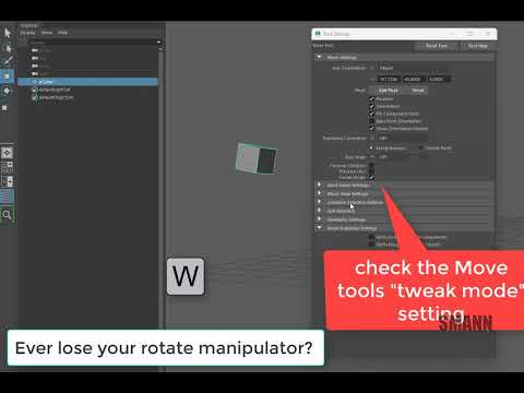 Is your Rotate Tool missing in MAYA ?