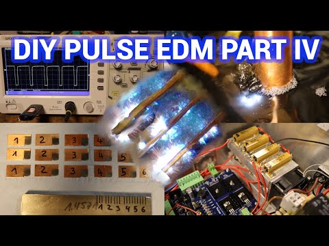 DIY pulse EDM at last with very low electrode wear