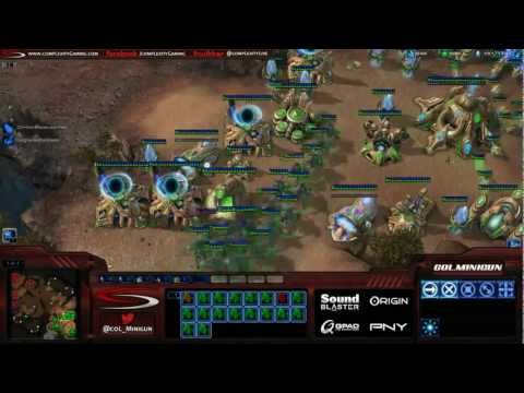 coLMinigun (P) vs FXOJimRiSiNg (Z) - Live Commentary