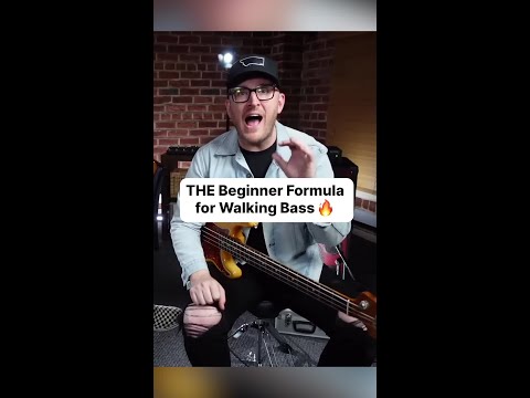 THE Beginner Formula for Walking Bass 🔥