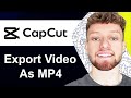 How To Export Video As MP4 In CapCut PC Step By Step