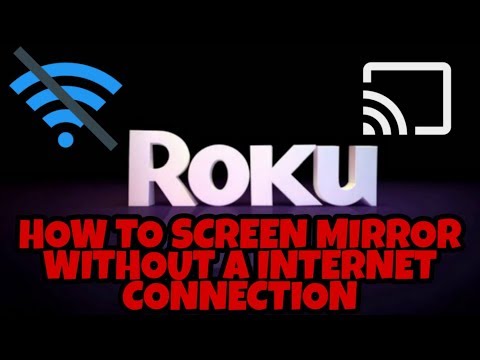 YouTube video about: Can you screen mirror without wifi roku?