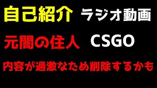 【CSGO】自己紹介動画　元歌舞伎町の闇の住人からゲーム実況を始めるまで (削除の可能性あり)