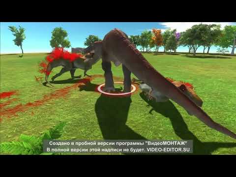 Animal Revolt Battle Simulator - T-Rex vs Velociraptor, Deinonychus