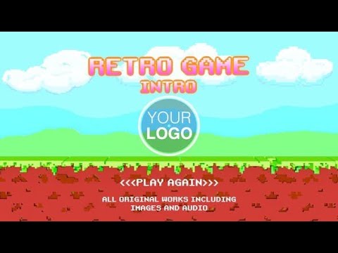 Apple Motion Template | Retro Game Opener - FCPX
