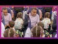 Boy Proudly Shows Everyone On Flight His New Backpack