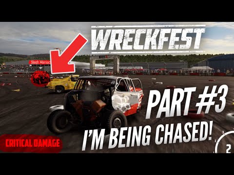 WRECKFEST CAREER MODE Playthrough Part #3 - I’M BEING CHASED! (Xbox One 1080p HD)