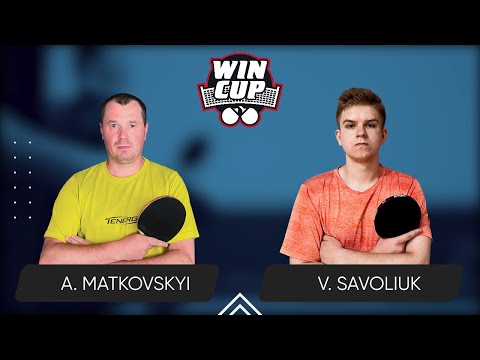 01:00 Andrii Matkovskyi - Volodymyr Savoliuk West 7 WIN CUP 28.04.2024 | TABLE TENNIS WINCUP
